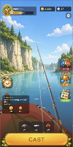 Lucky Lake: Fishing Simulator — Official Google Play images 3